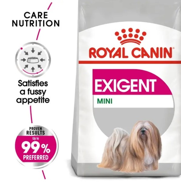 Royal Canin Dog Exigent Mini - Пълноценна суха храна за кучета от дребни породи с капризен апетит